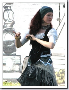 Jade Belly dancing at Medieval Day Coffs harbour